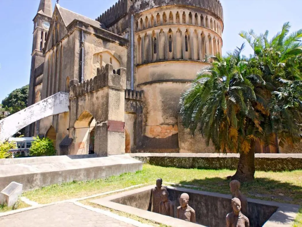 Stone Town historical architecture and market atmosphere